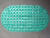 PVC Bathroom Mat Non-Slip Massage Mat PVC Non-Slip Mat Bathtub Mat Oval Hat