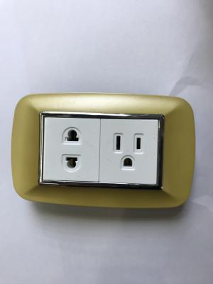 New South African wall socket 2 plugs