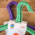 Children's Air Clothes Clothes Drying Clothes Rack Children's Wire Plastic-Coated Clothes Hanger Baby Clothes Hanger