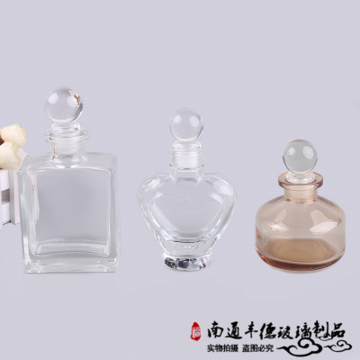Transparent Glass Jar Skin Care Cosmetic Subpackaging Empty Bottle Perfume Sub-Bottles Ornaments