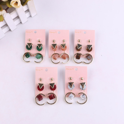 Simple long earrings female fashion earrings Korean personality line tassel earrings