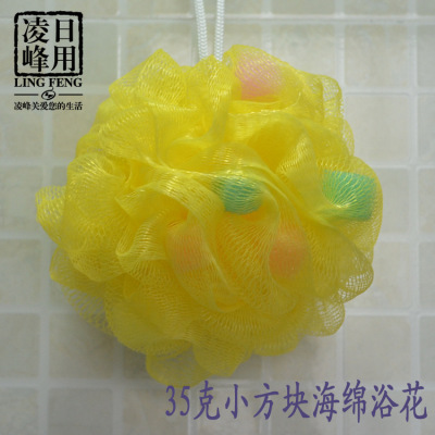 Korean version of fashionable bath quality sponge bath flower bath ball bath ball bath products wholesale 35 grams