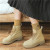 18 autumn and winter new thickened warm pull wool loop woollen socks ladies bear embroidery in the tube pile socks 