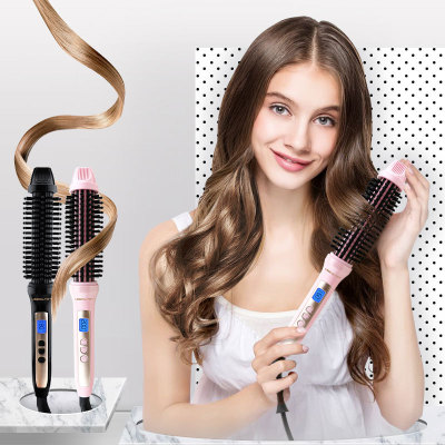 A: multi-function mini curling iron does not hurt hair. Curling brush, curling iron, electric household roll