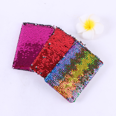 Double-Sided Sequin Cover Design Fashion Popular High-Profile Figure Notebook Variety of Shapes Factory Direct Sales