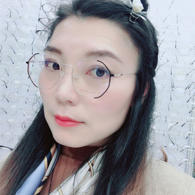 2018 new plain mirror Korean version of small fresh myopia mirror plain mirror