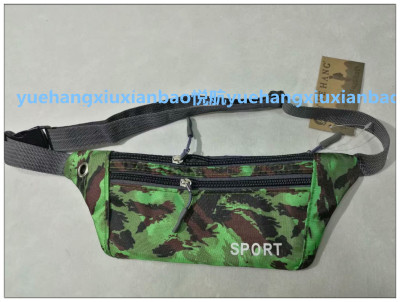 Sports Fanny pack camouflage outdoor bag quality men's bags produced and sold in stock