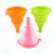 Silicone funnel food grade silicone funnel folding FDA