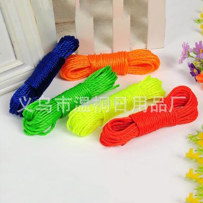 5M Color PE nylon clothesline lashing rope 