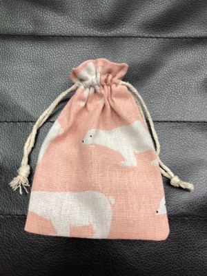 10*14 high-mouth cotton bag, floral cotton bag bundle pocket, gift bag