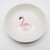 Nordic foreign trade ceramic handicraft jewelry plate placed a flamingo receiving tray lovely birthday gift ring rack