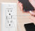 Direct us double USB charging wall socket American panel 5V/ 2.4a us standard socket with USB intelligent recognition