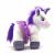 Foreign trade hot style LED  glowing unicorn TY big eyes falling into the water rainbow hair unicorn stuffed animal toys