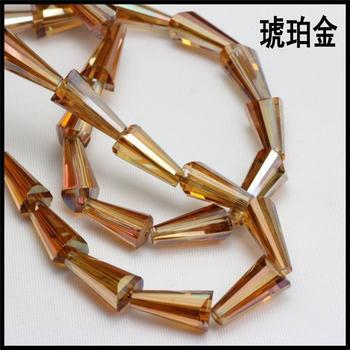 6# crystal accessories direct sales, the pagoda type artificial crystal imitation natural crystal beads