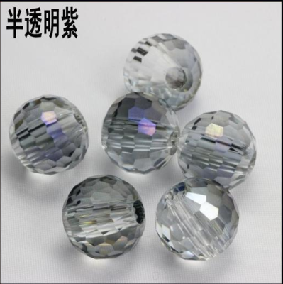 Crystal accessories direct sales, 10#96 faceted earth beads crystal ball beads