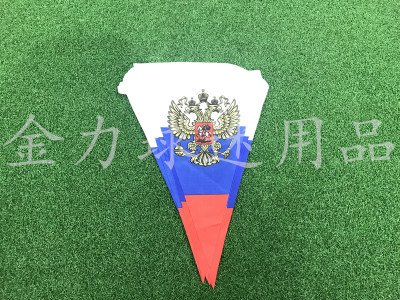 The Russian eagle triangle bunting the flags of all countries in the world bunting the flags of the jinqi streamer flags