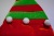 Christmas Hat Christmas Party Decorations Gold Velvet Red and Green Strip Composite Hat Elf Hat Christmas Funny Cute Hat