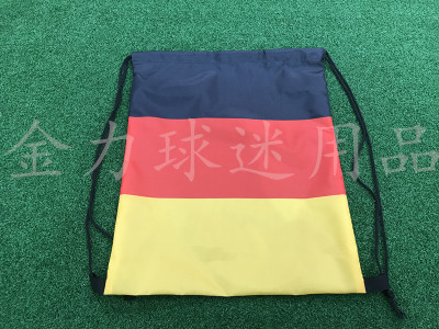 German knapsack polyester knapsack fan knapsack flag knapsack club fan bag