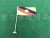 Malaysia table flag metal desk flag holder flag holder plastic table flag base flagpole