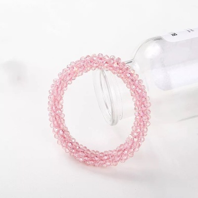 The original design diy crystal high-grade color elastic beads bracelet women