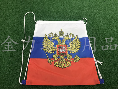 Russian knapsack polyester knapsack fan knapsack flag knapsack club fan bag