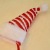 Christmas Decoration Christmas Head Buckle Red and White Stripes Gold Brushed Head Buckle Christmas Hat Headband Daily Decoration