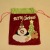 Christmas Gold Velvet Doll Gift Bag Christmas Gift Drawstring Bag Gift Bag Christmas Gift Bag Dark Red