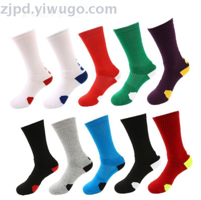 High tube towel bottom sports socks sweat absorption anti-skid shock absorber in socks wool ring comfortable socks elite 