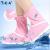 Li yu new type of rain in the tube waterproof shoes cover thickened anti-slip rainy day shoes cover
