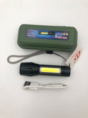 A Mini multifunctional flashlight strong light flashlight COB outdoor emergency flashlight XPE bulb