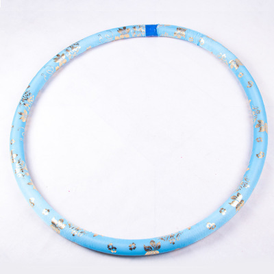 Yi Cai Sporting Goods Golden Printed Cloth Iron Pipe Large Hula Hoop Outdoor Leisure Body-Building Loop Wholesale