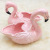 Ins style home flamingo decoration bedroom decorated with pink girl heart ceramic creative Nordic ashtray