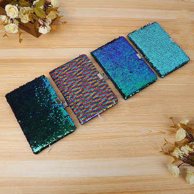 sequin notebook diary high-end double-sided notebook business notebook