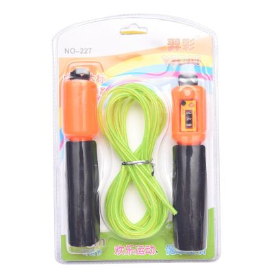 Sponge handle counting device digital rope rope rope rope skipping students competition skid-resistant Sponge counting r