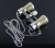 3X25 pocket mini telescope silver-plated toy gift set for theatre mirror