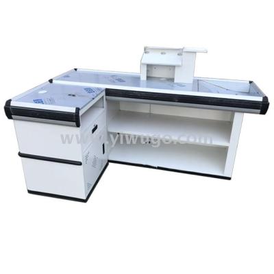 Supermarket cash counter, color and size can be customized