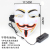 ZD Halloween El Cold Light Luminous Mask V for Vendetta Mask Best Seller in Europe and America Voice Control Custom Factory Direct Sales
