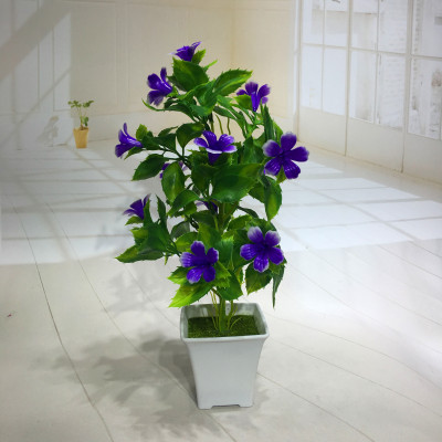 Miniature miniature bonsai flower potted plant manufacturers direct sales simulation flowers