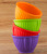 Baby rice bowl silicone environmental protection children tableware silicone rice bowl candy bowl