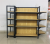 Boutique mother and baby shop double steel and wood shelves without column end, stock, support customization