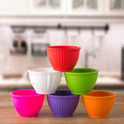 Baby rice bowl silicone environmental protection children tableware silicone rice bowl candy bowl