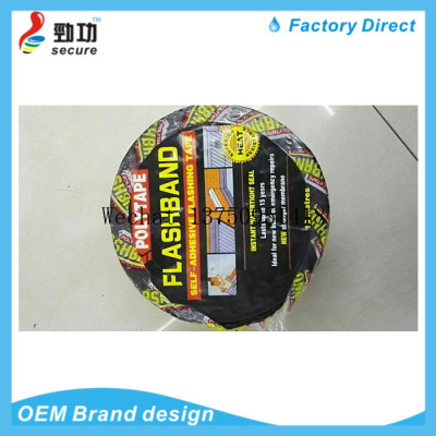 POLYTAPE FLASHBAND asphalt waterproof tape for roofing of coloured steel tile is self-adhesive to block leakage tape