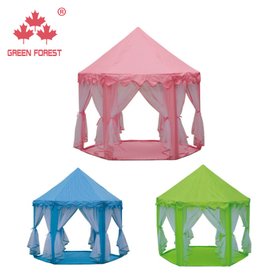 Spot indoor gauze hexagonal children's tent children's game house princess game castle tent custom toy house
