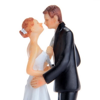 Wedding anniversary gift european-style cake wedding doll valentine's day cake topper