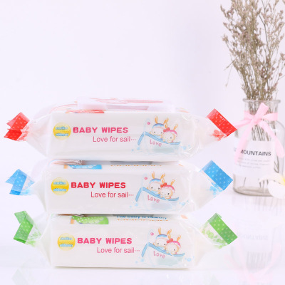 Baby hand mouth wipes Baby butt hygiene wipes paper 80 flap