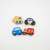 4 cute car rubber sets suction Kakapo holiday style eraser