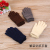 Korean version gloves women winter knitting wool wool cotton warm cycling with fleece thickened mittens