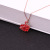 Japanese and Korean New Titanium Steel Necklace Black Swan Four-Color Pendant Simple Fashion Short Necklace Diamond 18K Rose Gold