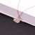 Japanese and Korean New Titanium Steel Necklace Black Swan Four-Color Pendant Simple Fashion Short Necklace Diamond 18K Rose Gold