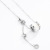 Little Celebrity Necklace Ceramic Baby's Same Style Printed Titanium Steel Necklace Fashion Classic Not Easy to Fade European and American Clavicle Chain